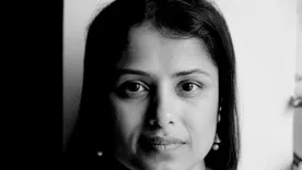 A headshot picture of an Indian woman